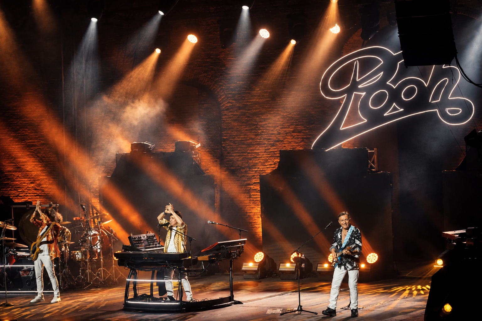 POOH allo Sferisterio di Macerata – pubblico e palco